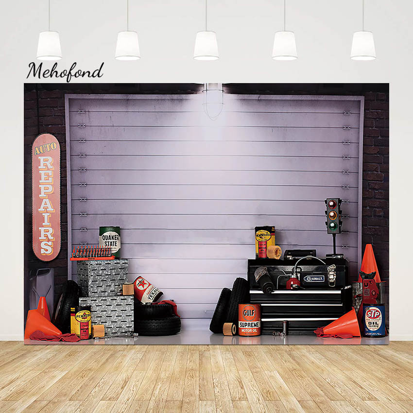 Workshop Tools Background - Mehofond Auto Repairs Garage Photography Background