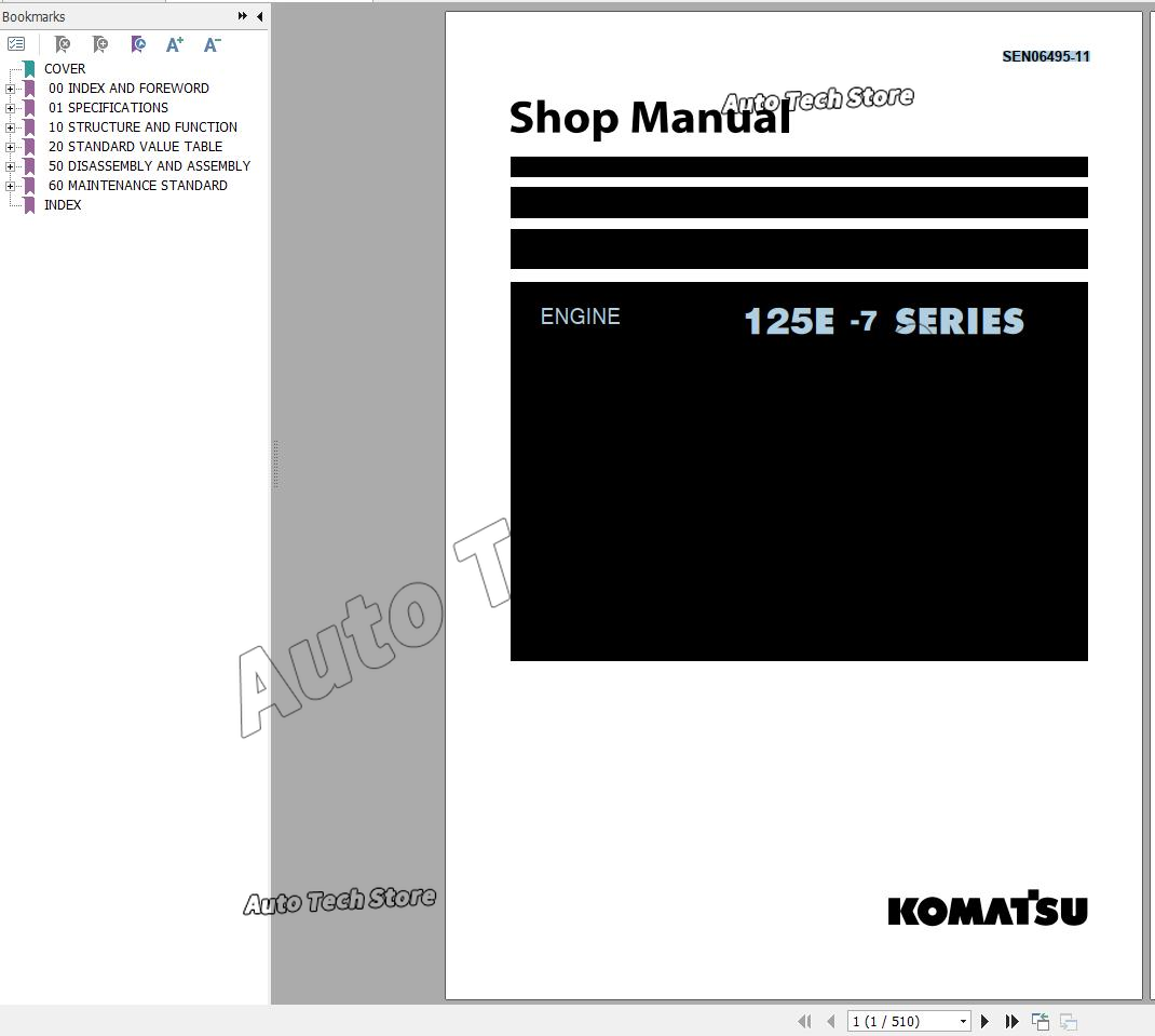 Tools In Workshop Pdf - For Komatsu Diesel Engine Shop Manual