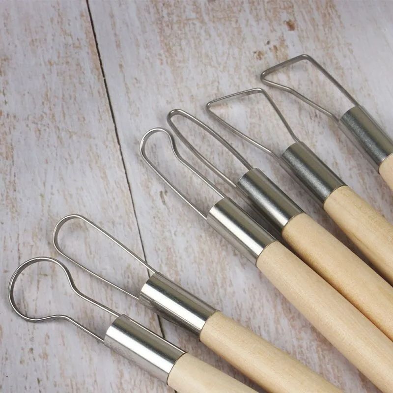 Workshop Tools For Carpentry - 6 Pcs Steel Hoop Molds Scraper