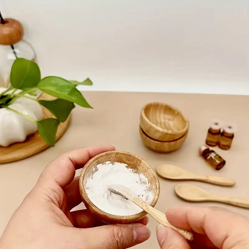 Workshop Tools Diy - Bamboo Face Mask Mixing Bowl Set,