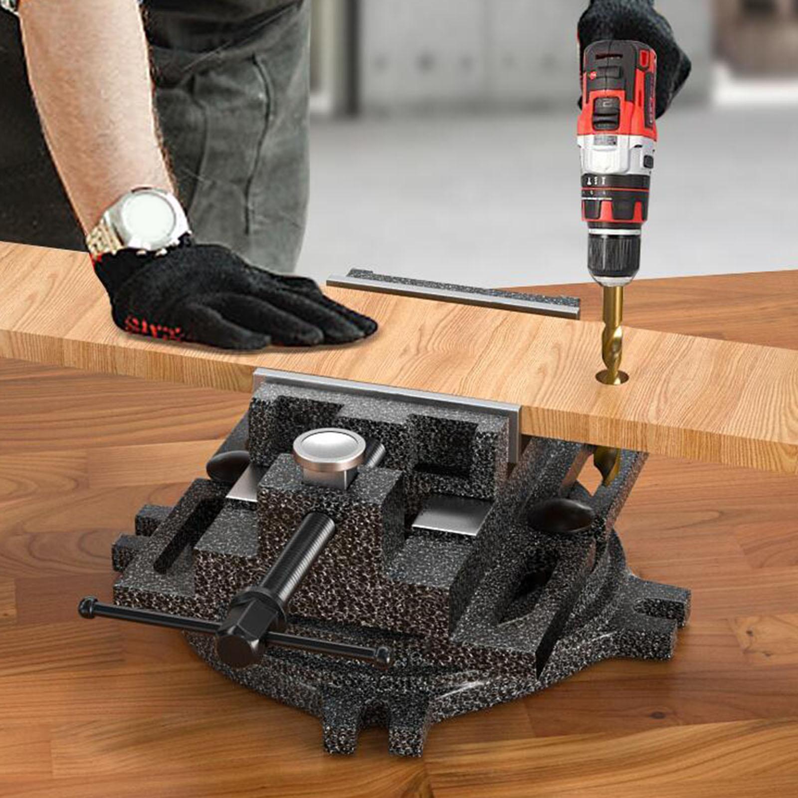 Bench Vise Swivel - Drill Press Vise Clamp Industrial Grade