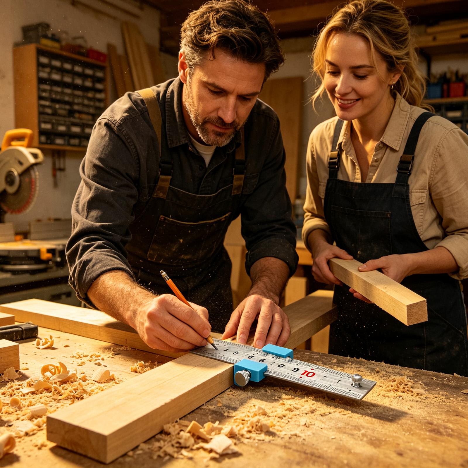 Workshop Tools For Carpentry - Carpentry Tools Carpentry Ruler Measuring Scribing