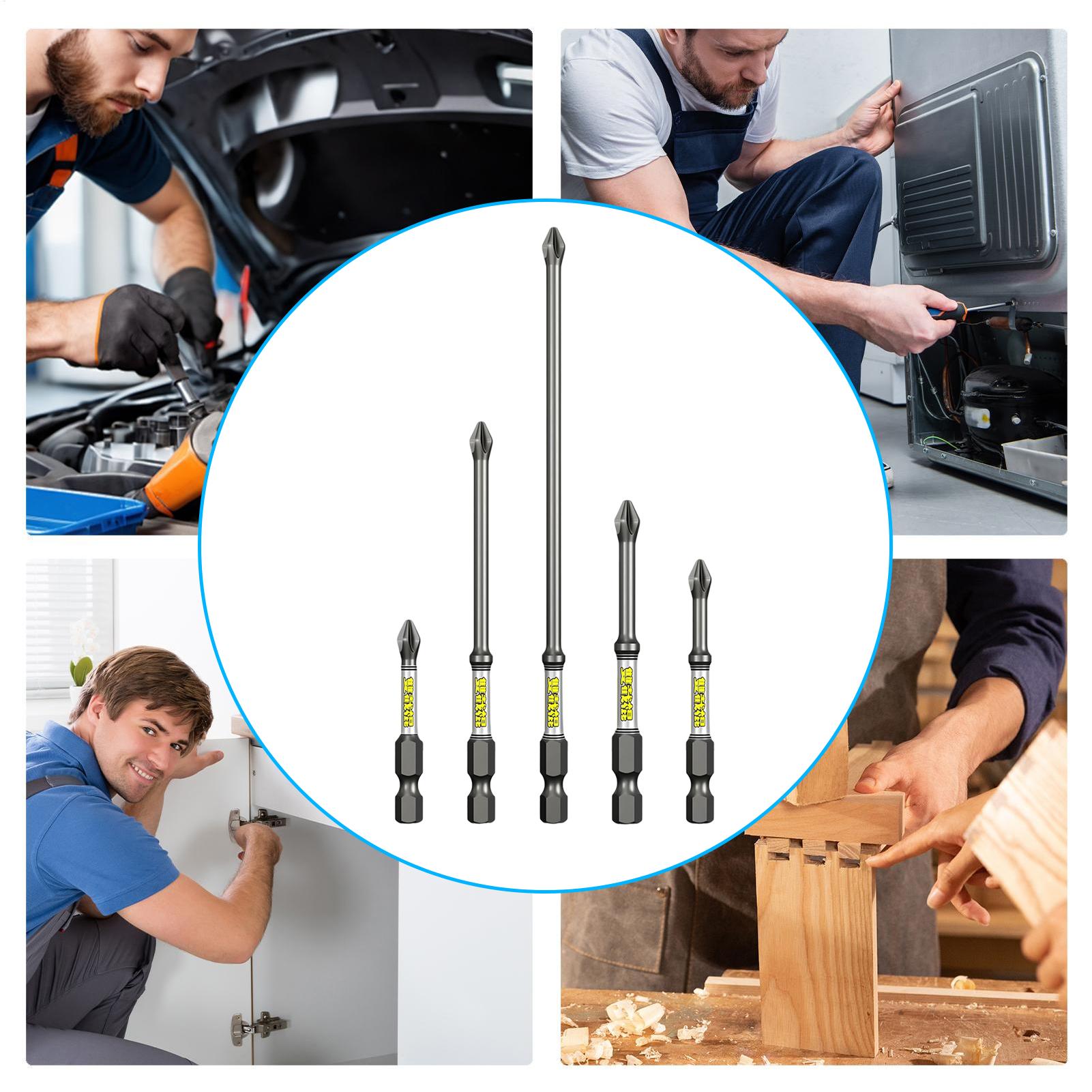 Drill Screwdriver Bit Set 5-Pi - Tool Workshop 评论和价格