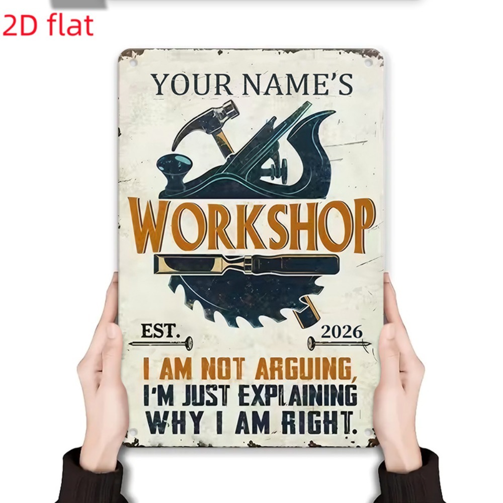 [2D Flat] 1pc Custom Name Work - Workshop Tools And Names 评论和价格