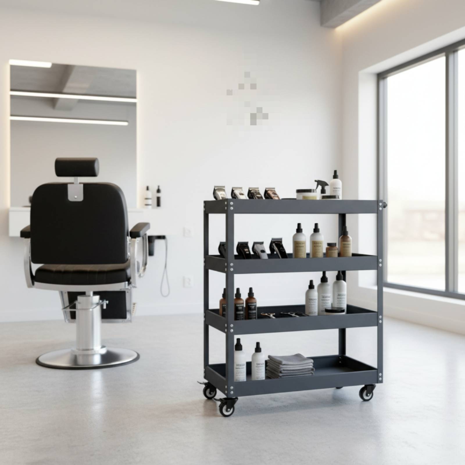 Four-Tier Utility Cart Long-La - Workshop Tools Organizer 评论和价格