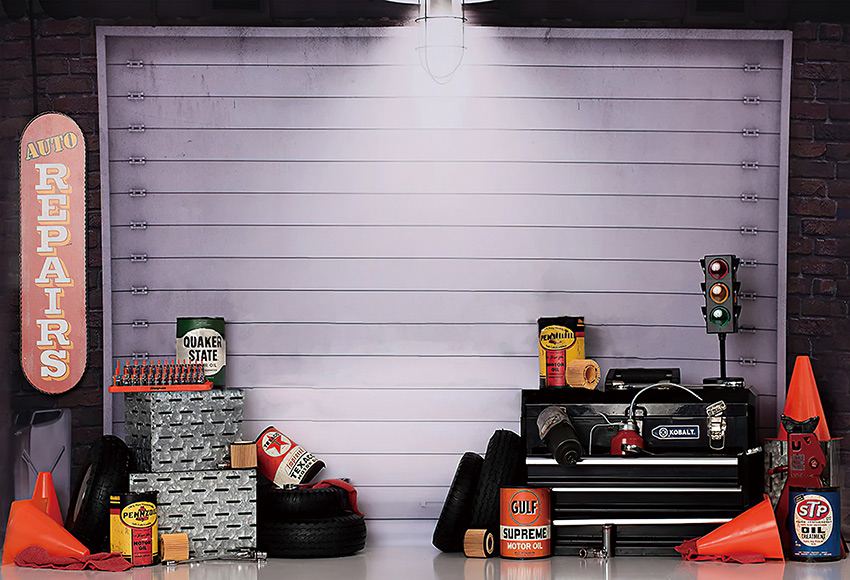Mehofond Auto Repairs Garage P - Workshop Tools Background 评论和价格