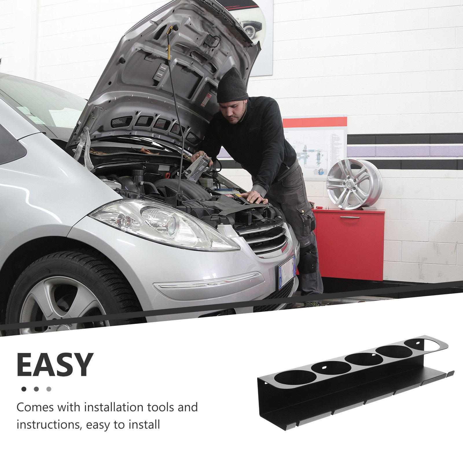 1Set Heavy Duty Metal Power To - Workshop Tools Organizer 评论和价格