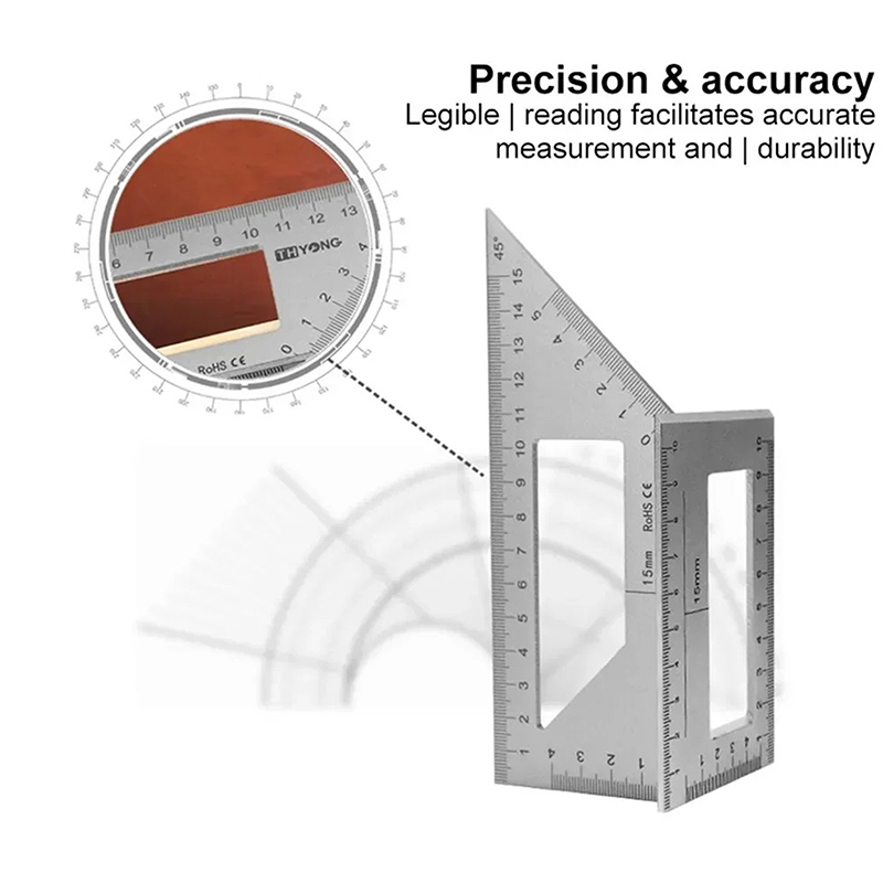 Multifunctional Angle Ruler 45 - Workshop Tools For Carpentry 评论和价格