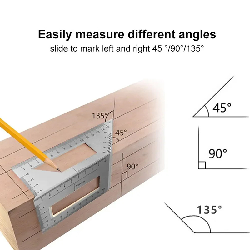 Multifunctional Angle Ruler 45 - Workshop Tools For Carpentry 评论和价格