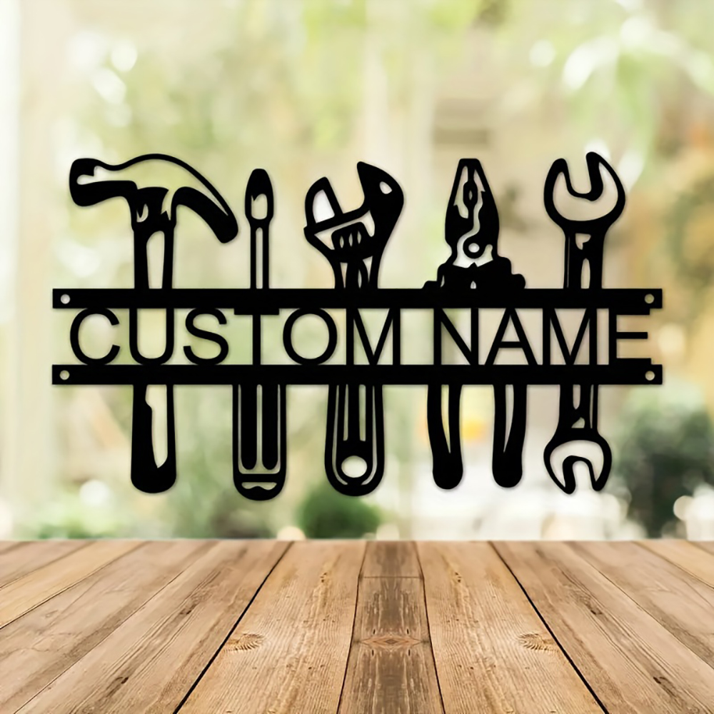 Customized Name Industrial Sty - Workshop Tools And Names 评论和价格