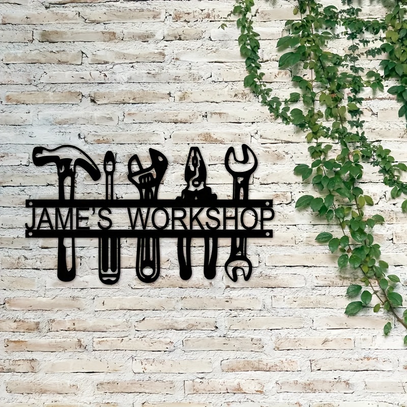 Customized Name Industrial Sty - Workshop Tools And Names 评论和价格