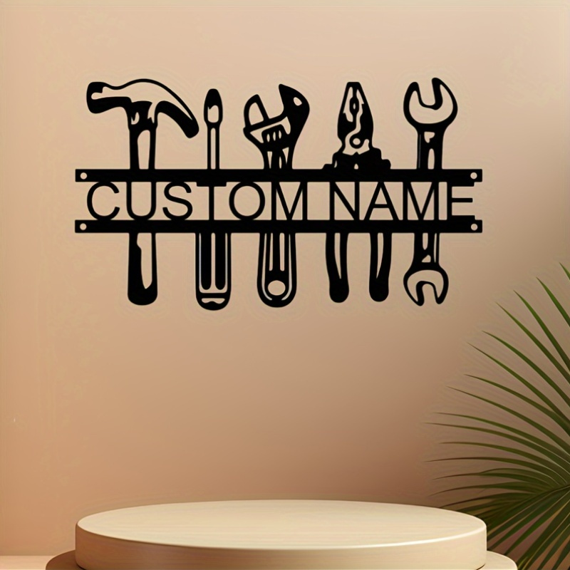Customized Name Industrial Sty - Workshop Tools And Names 评论和价格