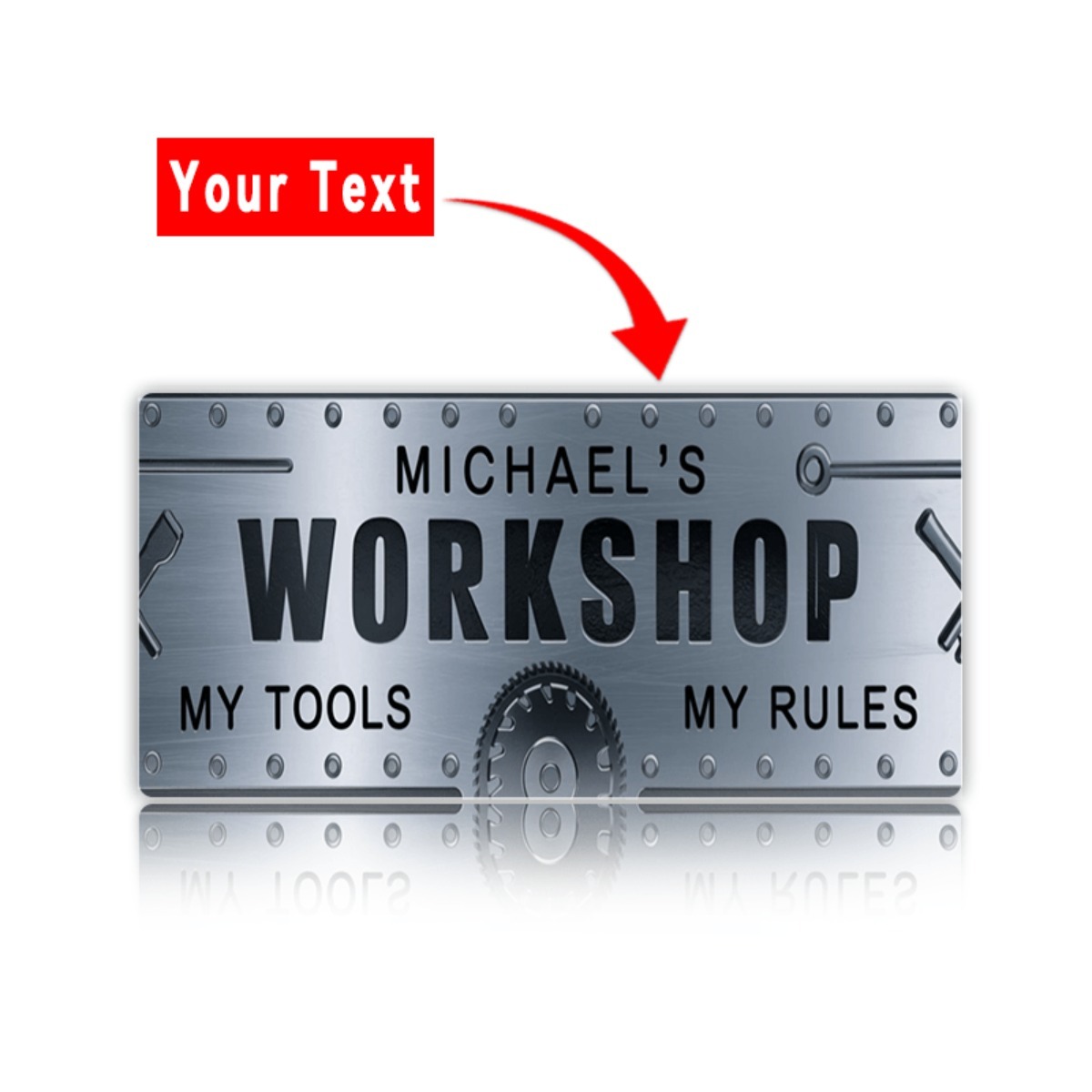 Personalized Name Workshop Alu - Workshop Tools And Names 评论和价格