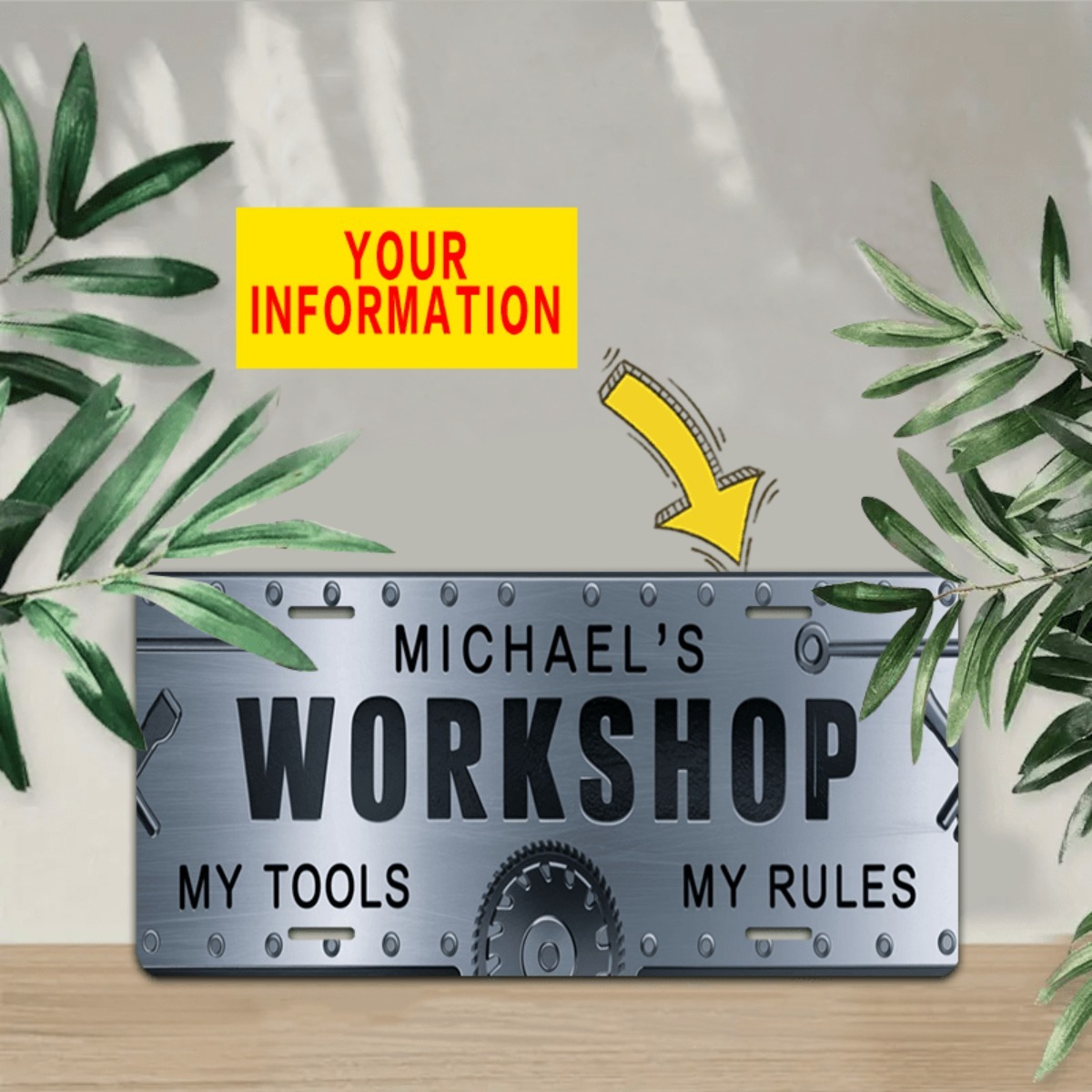 Personalized Name Workshop Alu - Workshop Tools And Names 评论和价格