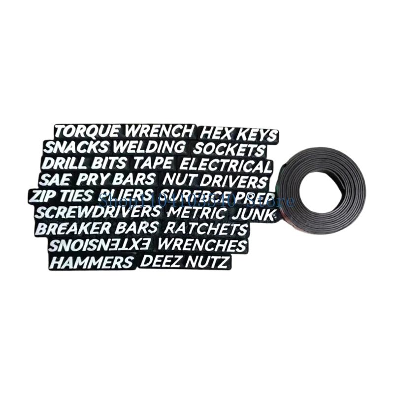 02DC Workshop Drawer Labels Ra - Workshop Tools And Names 评论和价格