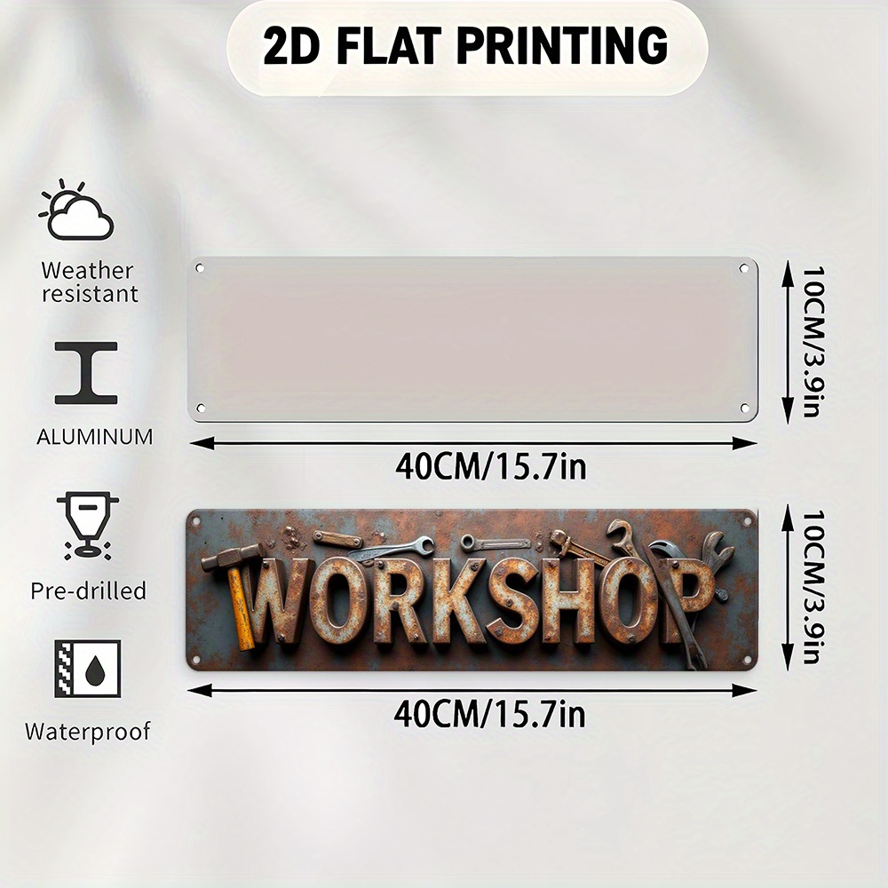 2D Flat,Signboard, a Decorativ - Workshop Tools Background 评论和价格