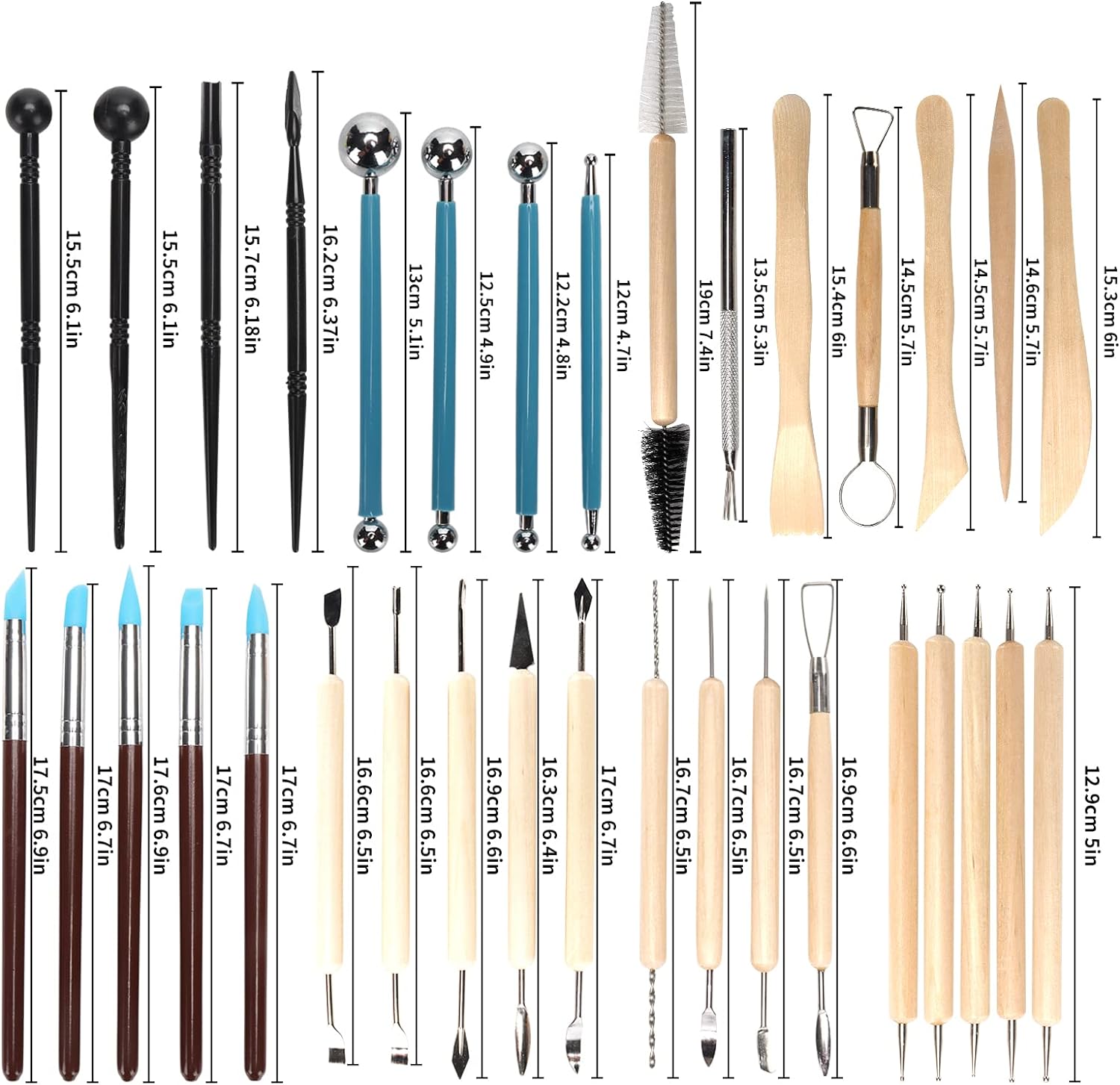 Pottery Clay Sculpting Tools K - Workshop Tools For Carpentry 评论和价格