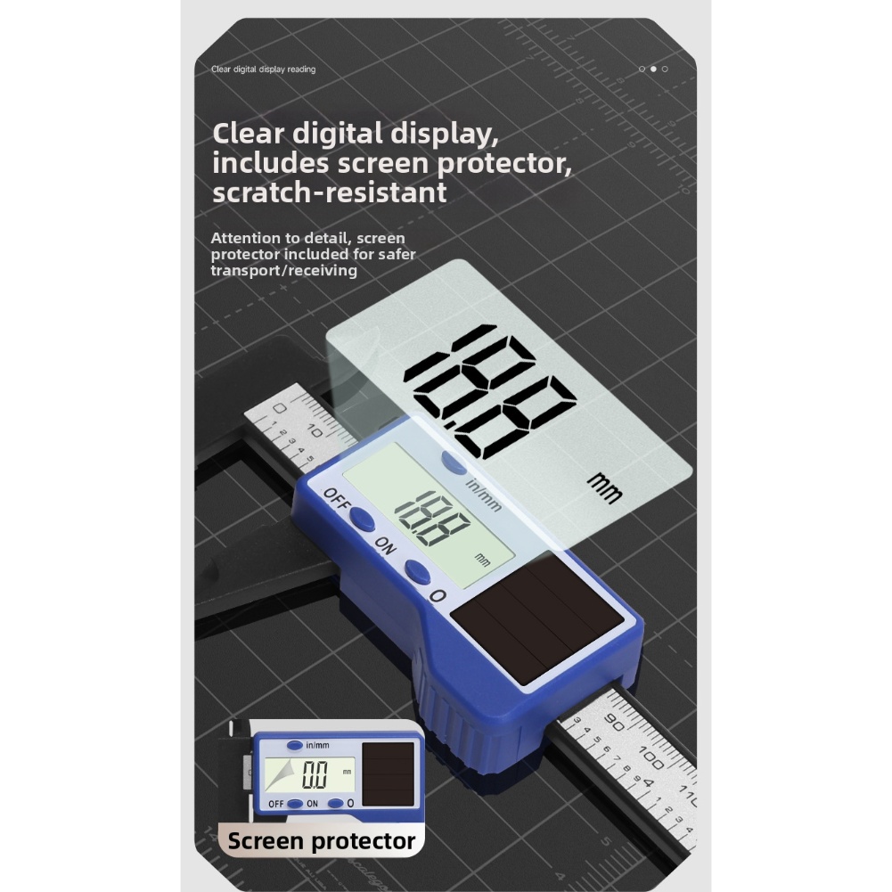 1pc Solar Powered Digital Vern - Workshop Tools In Engineering 评论和价格