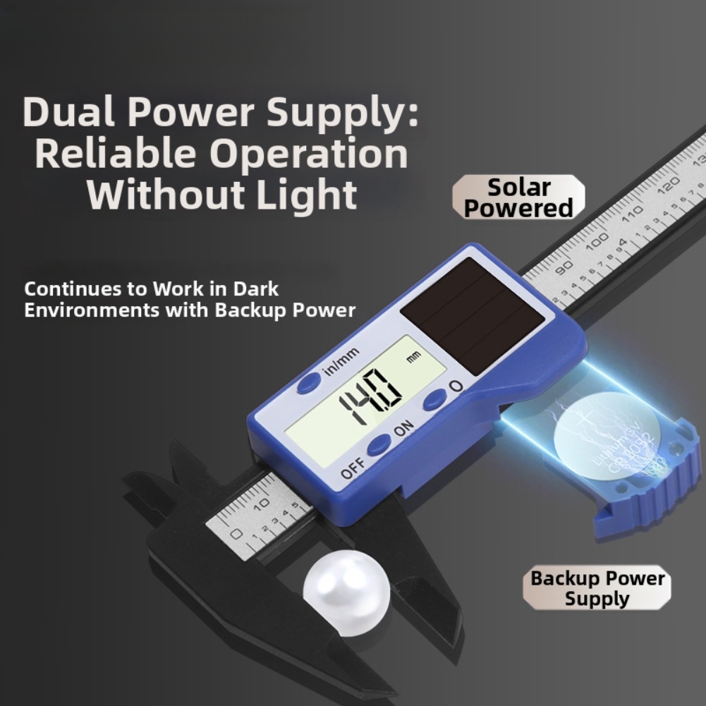1pc Solar Powered Digital Vern - Workshop Tools In Engineering 评论和价格