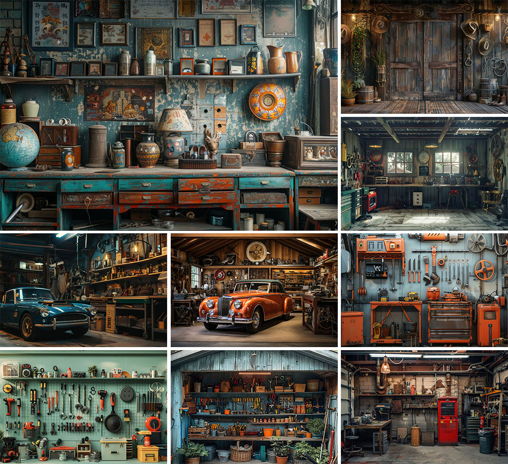 Mehofond Photography Backgroun - Workshop Tools Background 评论和价格