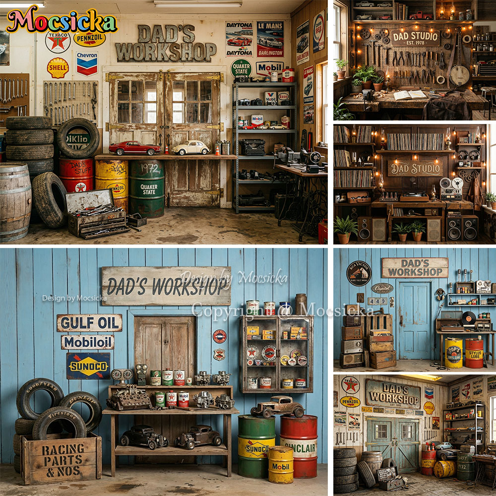 Mocsicka Dad's Workshop Photog - Workshop Tools Background 评论和价格