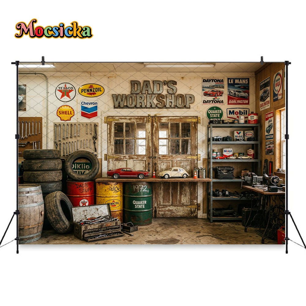Mocsicka Dad's Workshop Photog - Workshop Tools Background 评论和价格