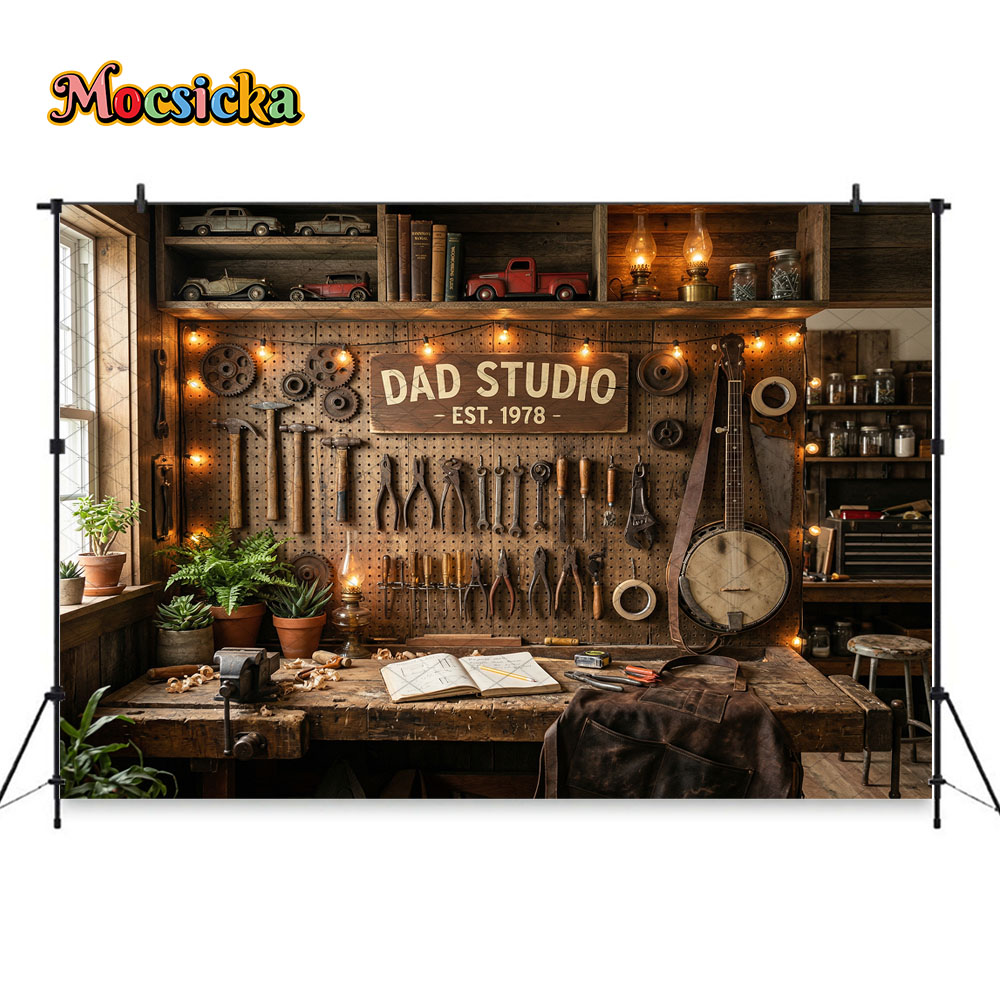 Mocsicka Dad's Workshop Photog - Workshop Tools Background 评论和价格