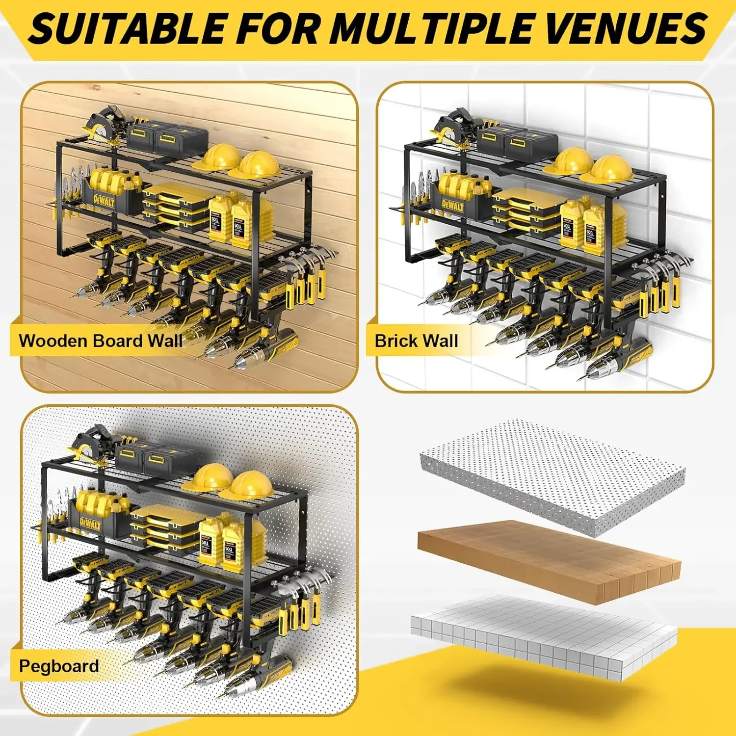 Heavy Duty Metal Power Tool Or - Workshop Tools Organizer 评论和价格