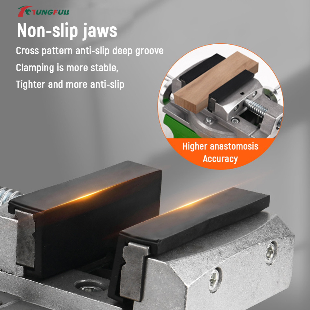 TUNGFULL Cross Slide Vise 360° - Bench Vise Swivel 评论和价格