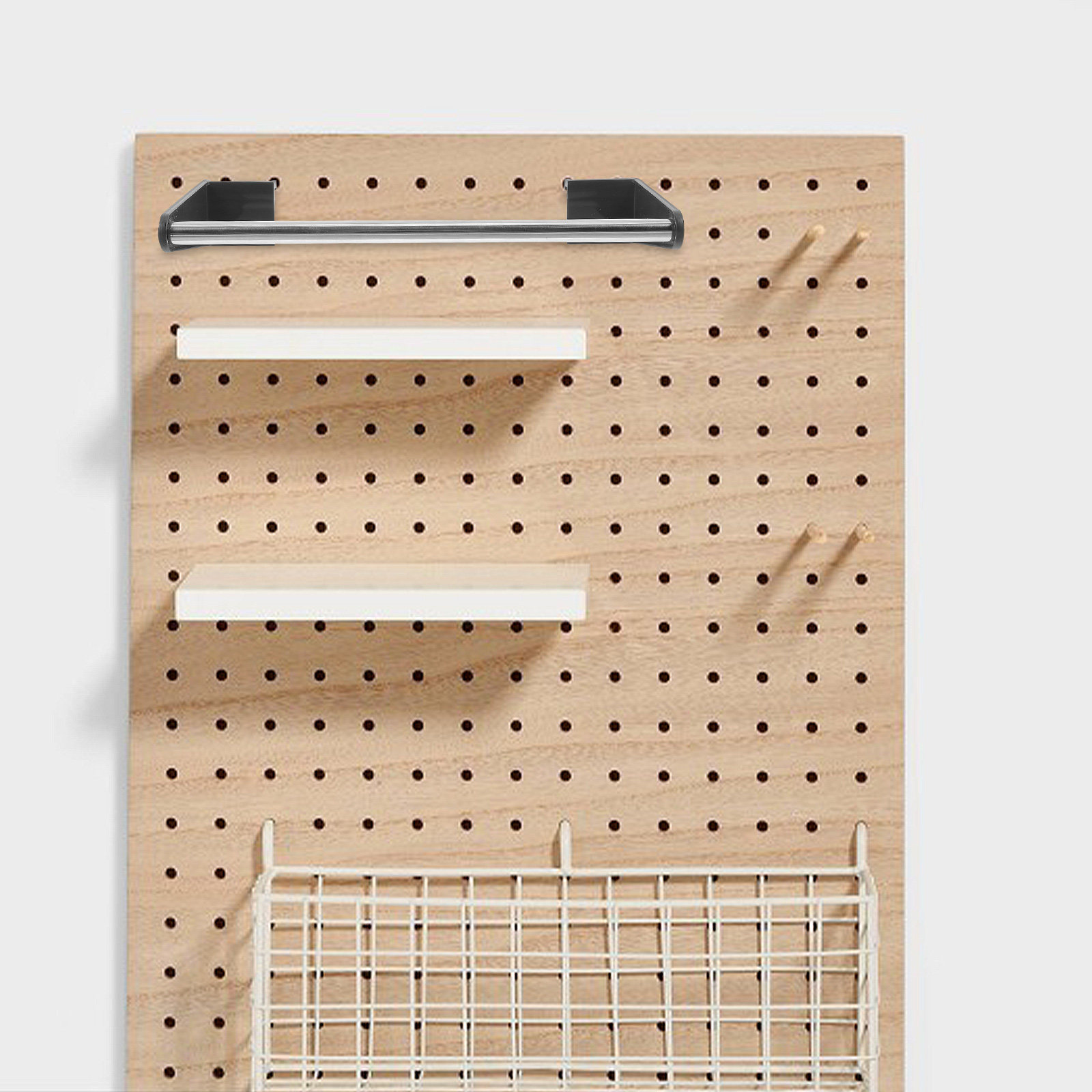Wall Mounted Pegboard Organize - Workshop Tools Wallpaper 评论和价格