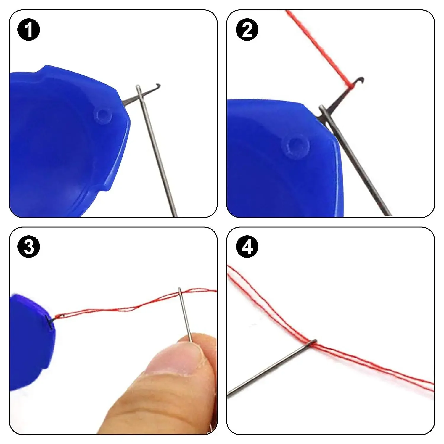 6PCS Needle Threader Set for S - Mechanical Workshop Tools And Equipment 评论和价格