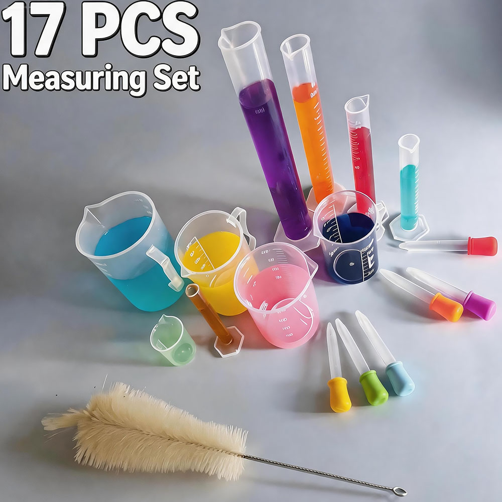 17-Piece Plastic Measuring Cup - Tools Youtube 评论和价格