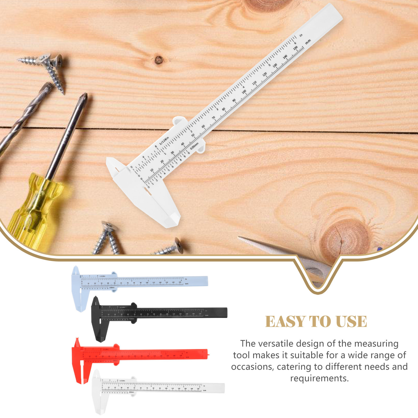 4Pcs Plastic Calipers 150Mm No - Workshop Tools In Engineering 评论和价格