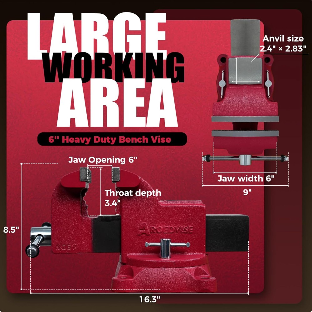 Heavy Duty Bench Vise 360 Degr - Bench Vise Swivel 评论和价格