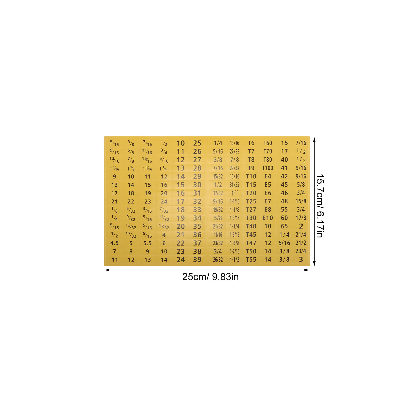 20Sheets Socket Wrench Sticker - Tool Workshop 评论和价格